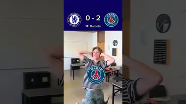 Unbelievable knockout round… 2-8 🤯 #football #ligue1 #foot #psg #soccer #ligue1mcdonalds #chelsea