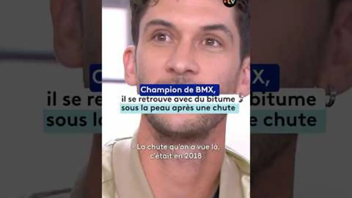 replay de ? Une chute en bmx provoque un tatouage express au champion Matthias Danbois !