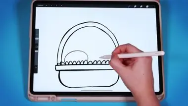 Une corbeille de Pâques