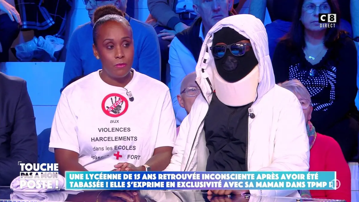 replay de Une élève de 15 ans retrouvée inconsciente après avoir été tabassée : la victime témoigne dans TPMP