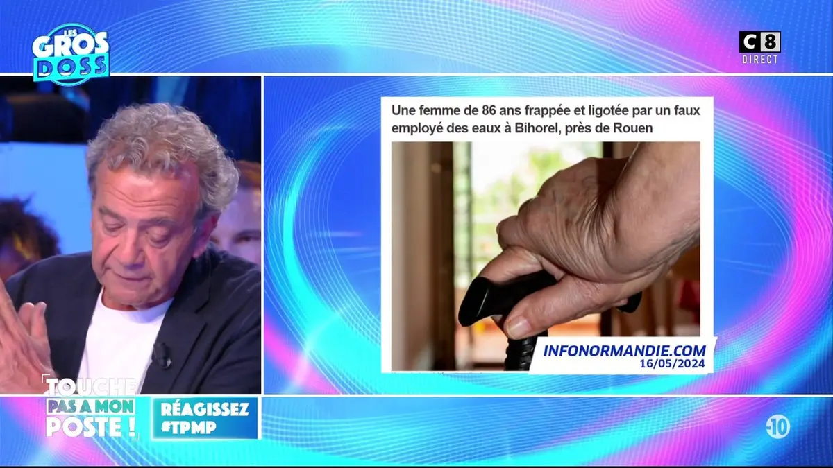 replay de Une femme de 86 ans frappée et ligotée, avant de se faire dépouiller par un faux employé