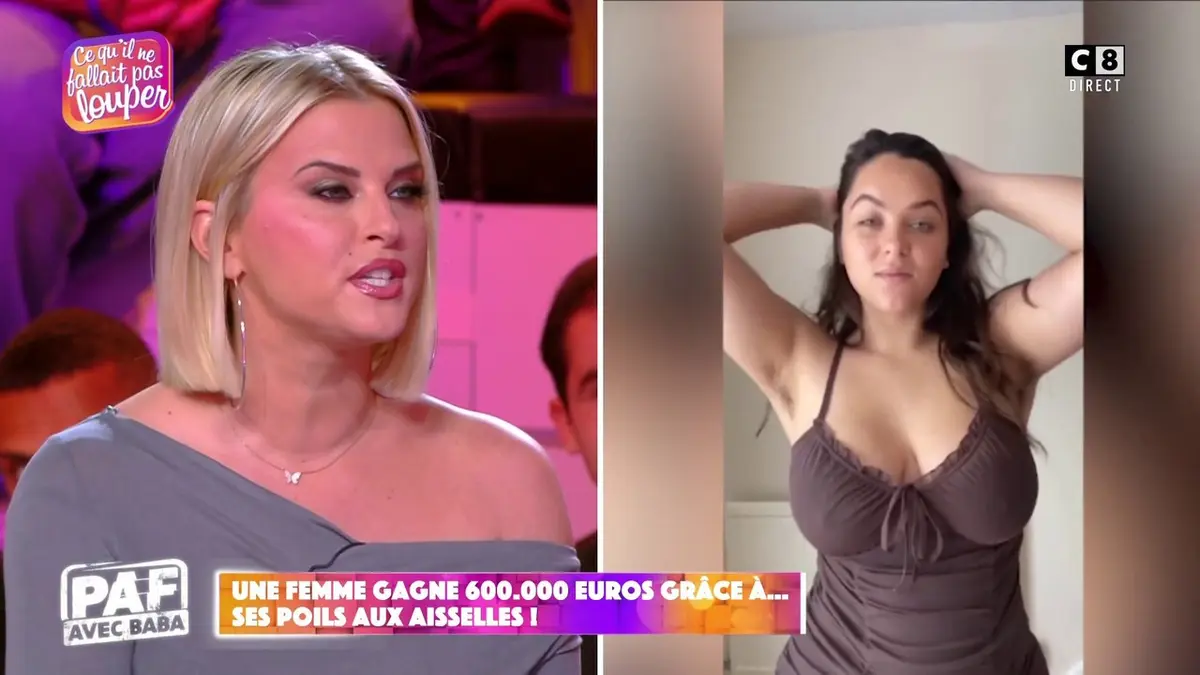 replay de Une femme gagne 60 000 € par mois grâce à ses poils aux aisselles !