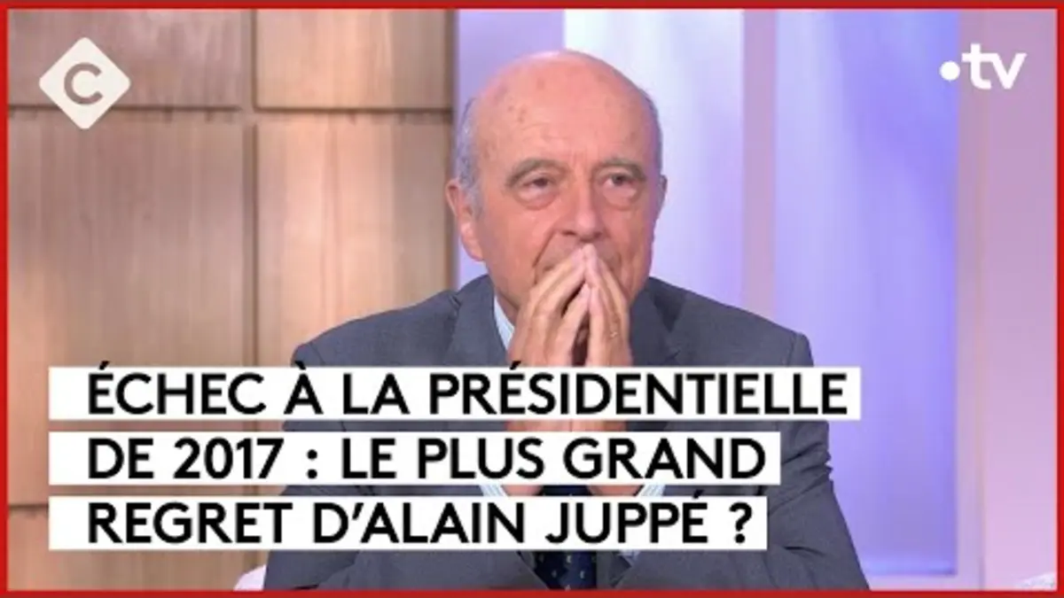 replay de « Une histoire française », les mémoires d’Alain Juppé - C à vous - 12/09/2023