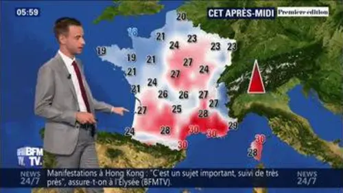 replay de Une journée ensoleillée, sauf à l'ouest, marquée par de forts vents