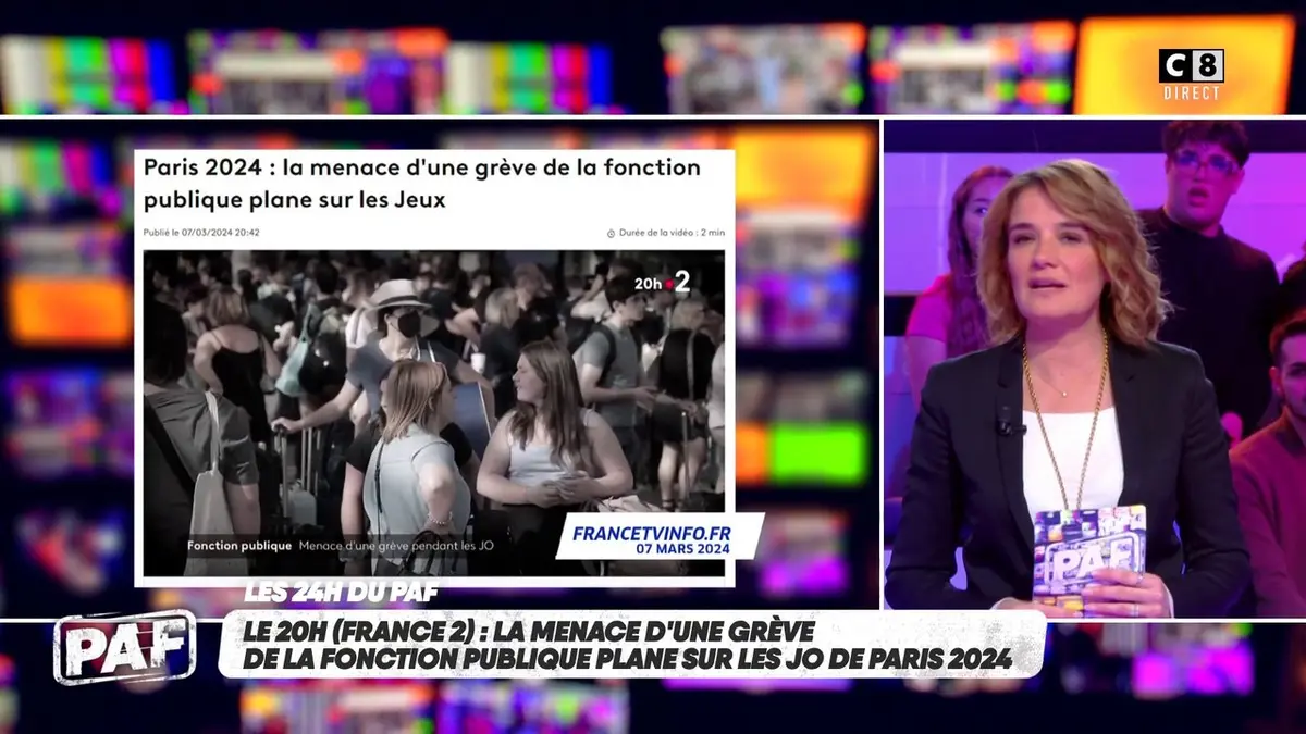 replay de Une menace d'une grève de la fonction publique plane sur les JO de Paris 2024