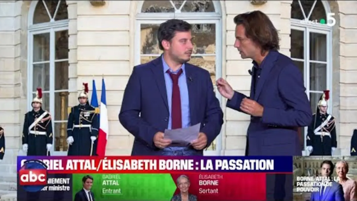 replay de Une passation de pouvoir quelque peu perturbée... - L’ABC - C à Vous - 09/01/2024