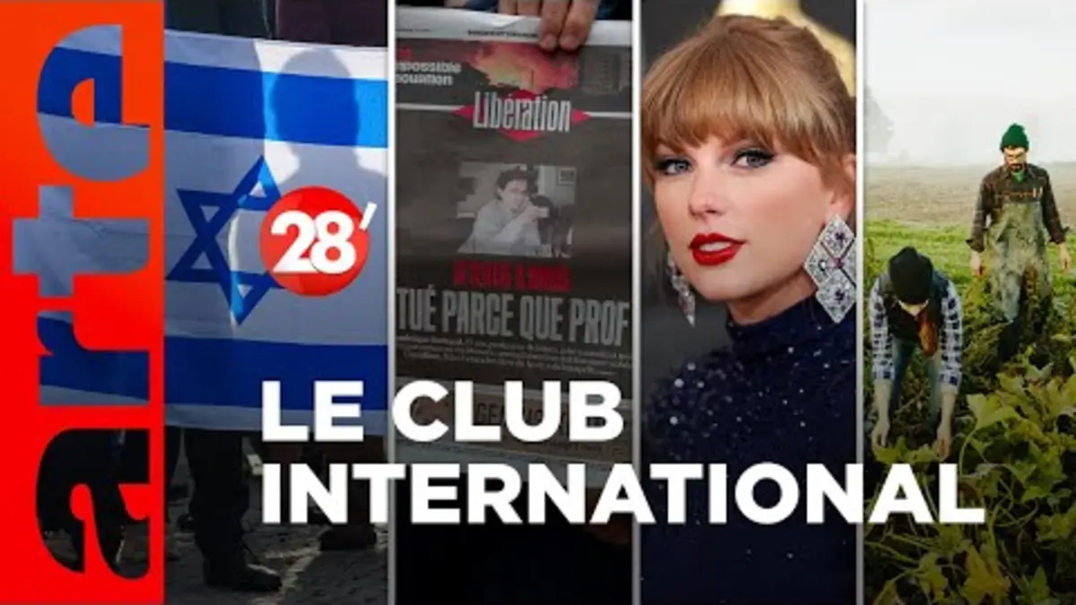 replay de "Urgence attentat" en France, Israël et le Hamas… | Le Club international de 28’ - 28 Minutes - ARTE