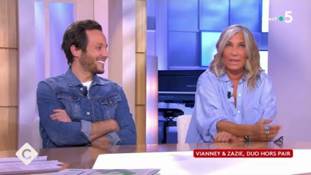 replay de Vianney & Zazie, duo hors pair - C à Vous - 16/10/2023
