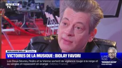 replay de Victoires de la musique : Biolay favori