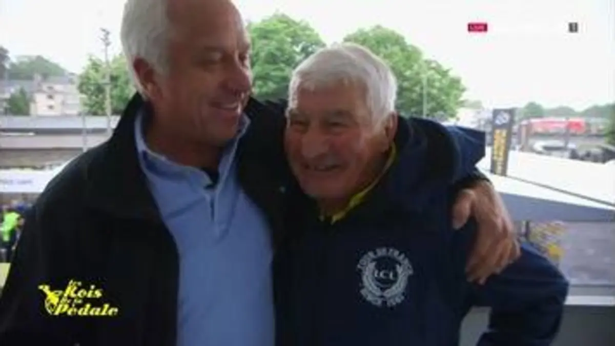replay de VIDEO - Greg LeMond rencontre Raymond Poulidor : "Vous étiez une star pour moi"