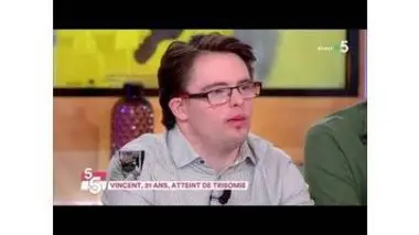 Vincent, 21 ans, atteint de trisomie - C à Vous - 20/03/2018