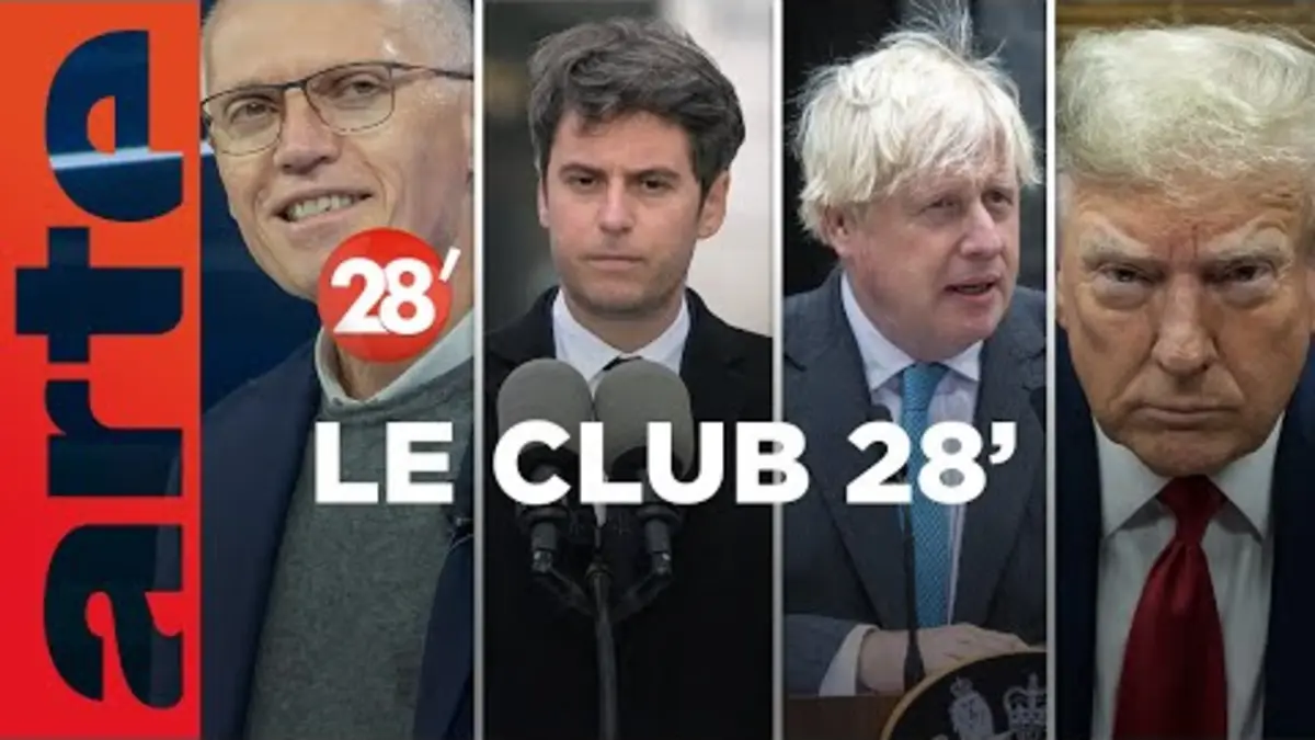 replay de Violence des jeunes, CAC 40, Iran-Israël… : le Club 28’ ! - 28 Minutes - ARTE