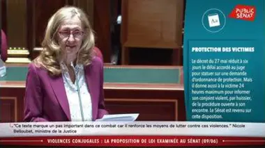 Violences conjugales : la proposition de loi examinée au Sénat  - Les matins du Sénat (12/06/2020)