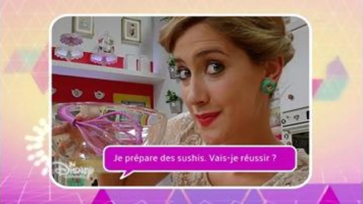 replay de Violetta : Les Recettes d'Angie - Sushis en forme de coeur