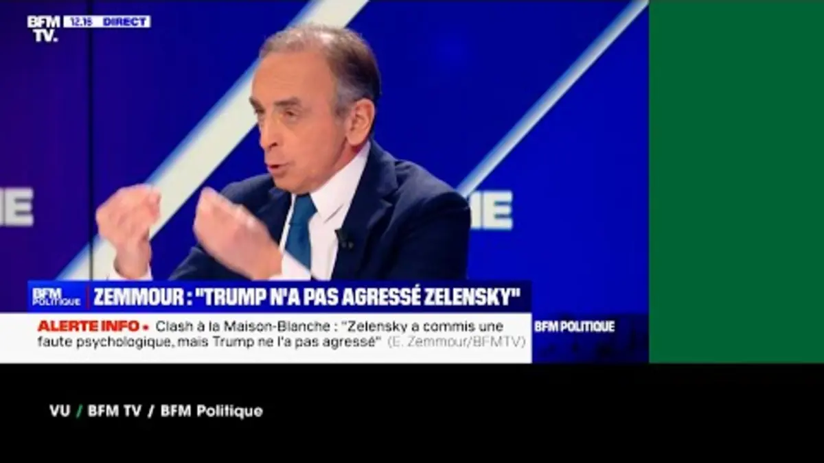 replay de VU du 03/03/2025 : Zemmour "c'est le même mouvement idéologique"