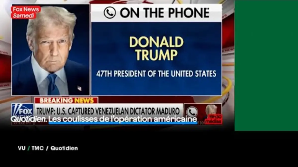 replay de VU du 06 01 2026 : Trump "comme une série télé"