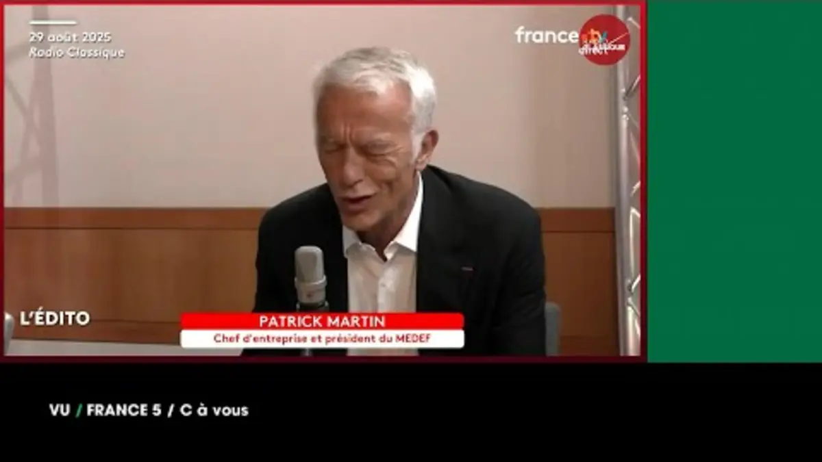 replay de Vu du 06/09/25 : Le MEDEF et Bardella