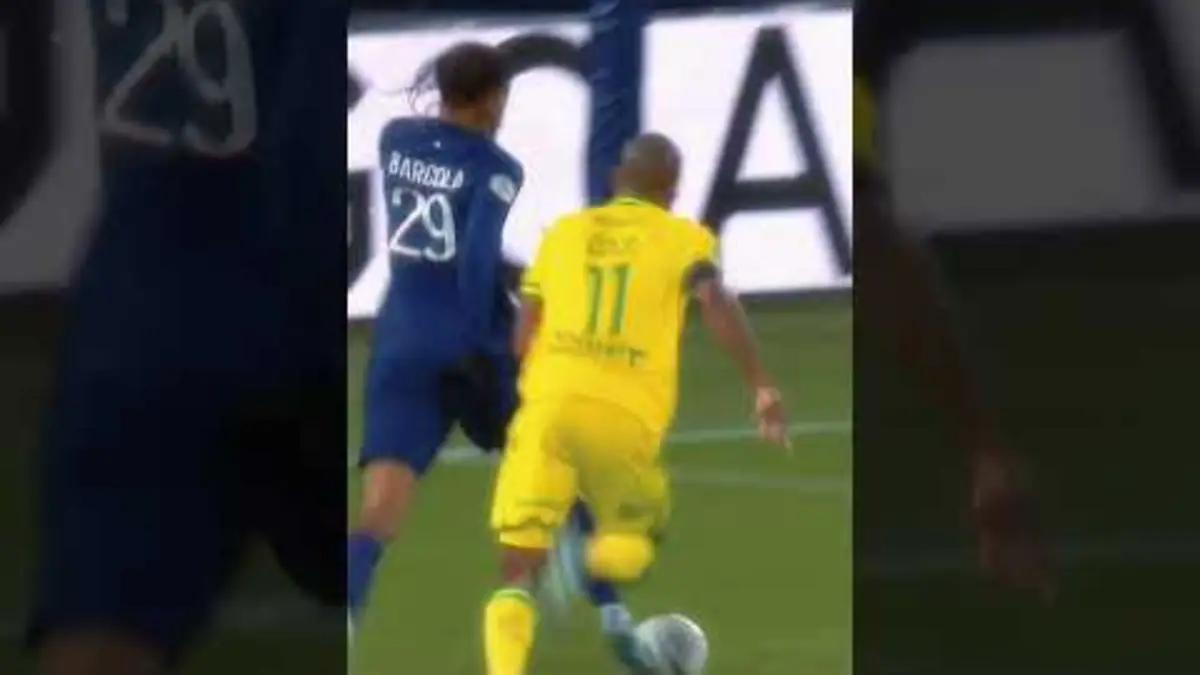 replay de When Barcola scored his 1st PSG goal #ligue1 #football #psg