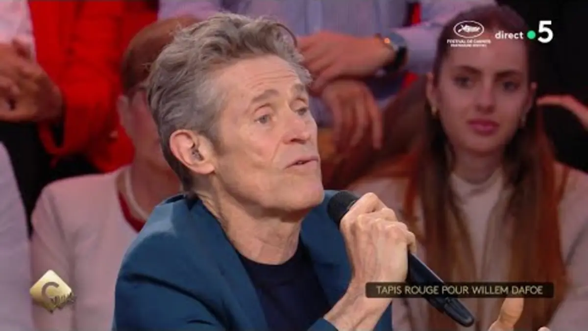 replay de Willem Dafoe : le super méchant du cinéma ! - C à Vous - 16/05/2024