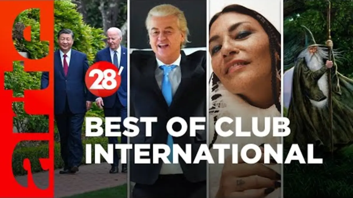 replay de Xi Jinping/Joe Biden, extrême droite, aventure... Best of Club international - 28 Minutes - ARTE
