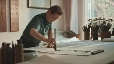 Yan Gongda, l'art du calligraphe