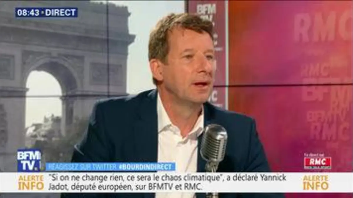 replay de Yannick Jadot face à Jean-Jacques Bourdin en direct