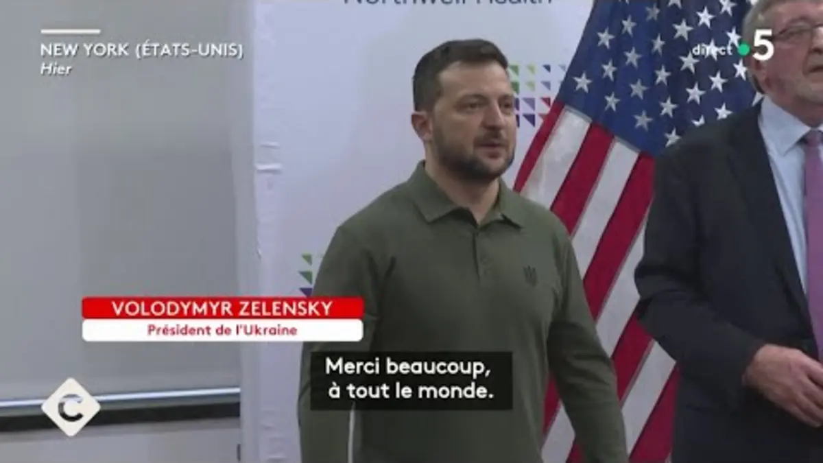 replay de Zelensky devant l’ONU, « Unhappy hour », la Maison carrée de Nîme - Le 5/5 - C à Vous - 19/09/2023