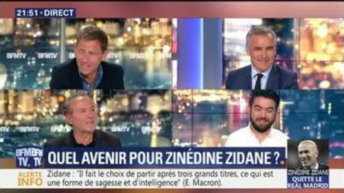 replay de Zinedine Zidane, le coup de tonnerre