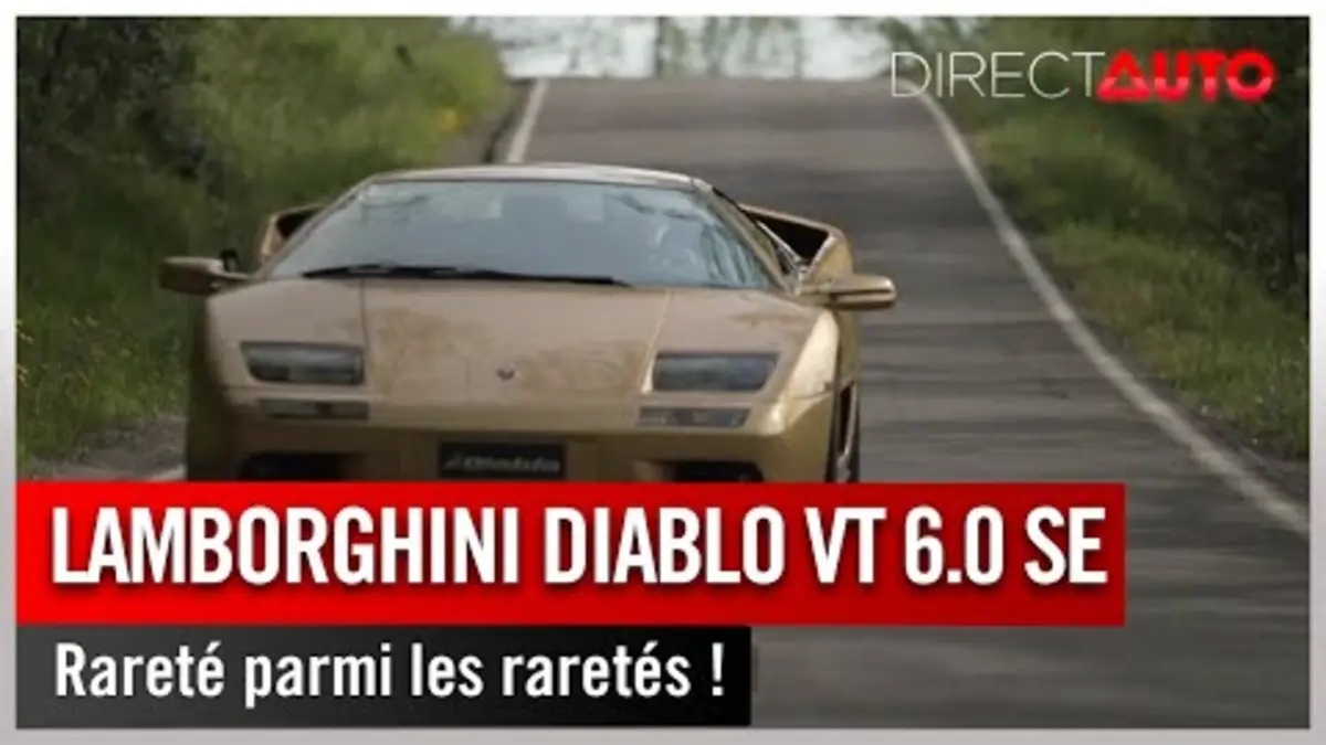 replay de Zone Rouge - Lamborghini Diablo VT 6.0 SE : rareté parmi les raretés !
