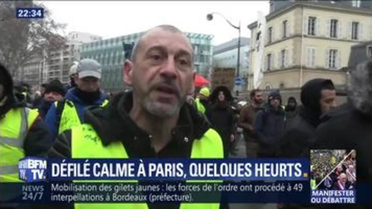 replay de Acte X des gilets jaunes à Paris: Quelques heurts après une journée calme