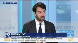 Affaire Fillon: "Il n’y a pas d’infraction pénale", Me Antonin Lévy