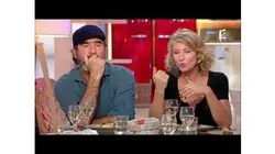 Alexandra Lamy et Eric Cantona au dîner - C à Vous - 13/11/2017