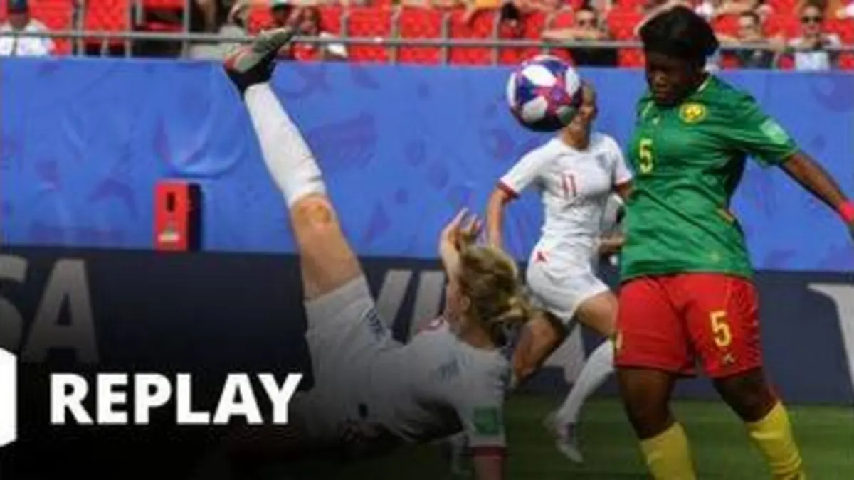 replay de Angleterre - Cameroun - Coupe du Monde Féminine de la FIFA, France 2019