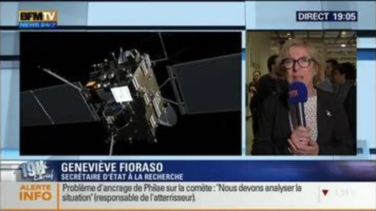 replay de Atterrissage de Philae sur la comète Tchouri: Les commentaires de Geneviève Fioraso (1/4) - 12/11