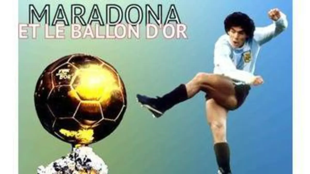 replay de Ballon d'Or - Maradona, dans le palmarès malgré tout