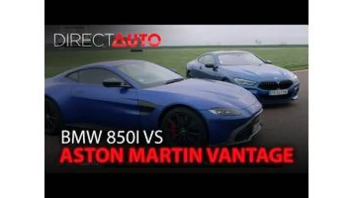 replay de BMW 850i VS ASTON MARTIN VANTAGE : Duel de haute couture