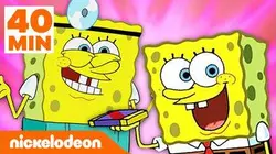 Bob l'éponge | 40 MINUTES des jobs les plus drôles de Bob l'éponge | Nickelodeon France