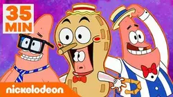 Bob l'éponge et Patrick Super Star | 35 MIN des emplois les plus bizarres de Patrick ! | Nickelodeon