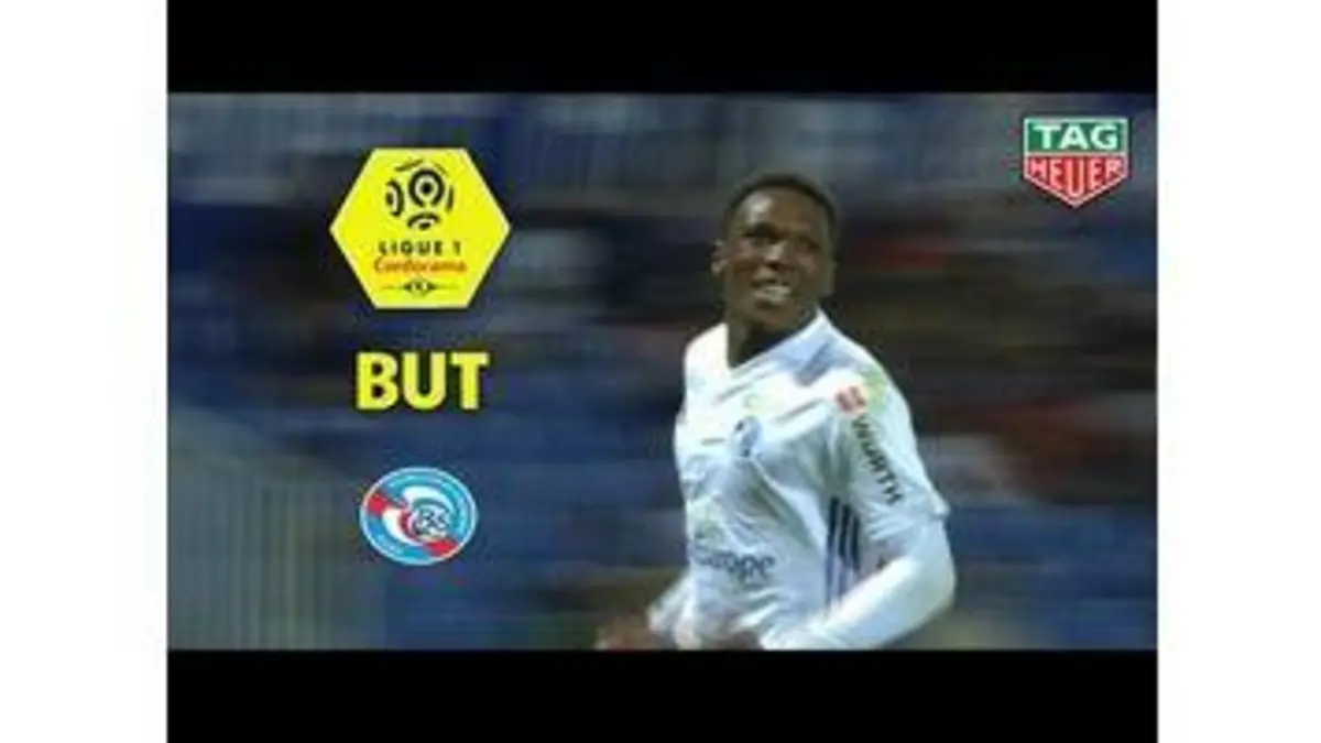 replay de But Lebo MOTHIBA (90' +3) / Montpellier HSC - RC Strasbourg Alsace (1-1) (MHSC-RCSA)/ 2018-19