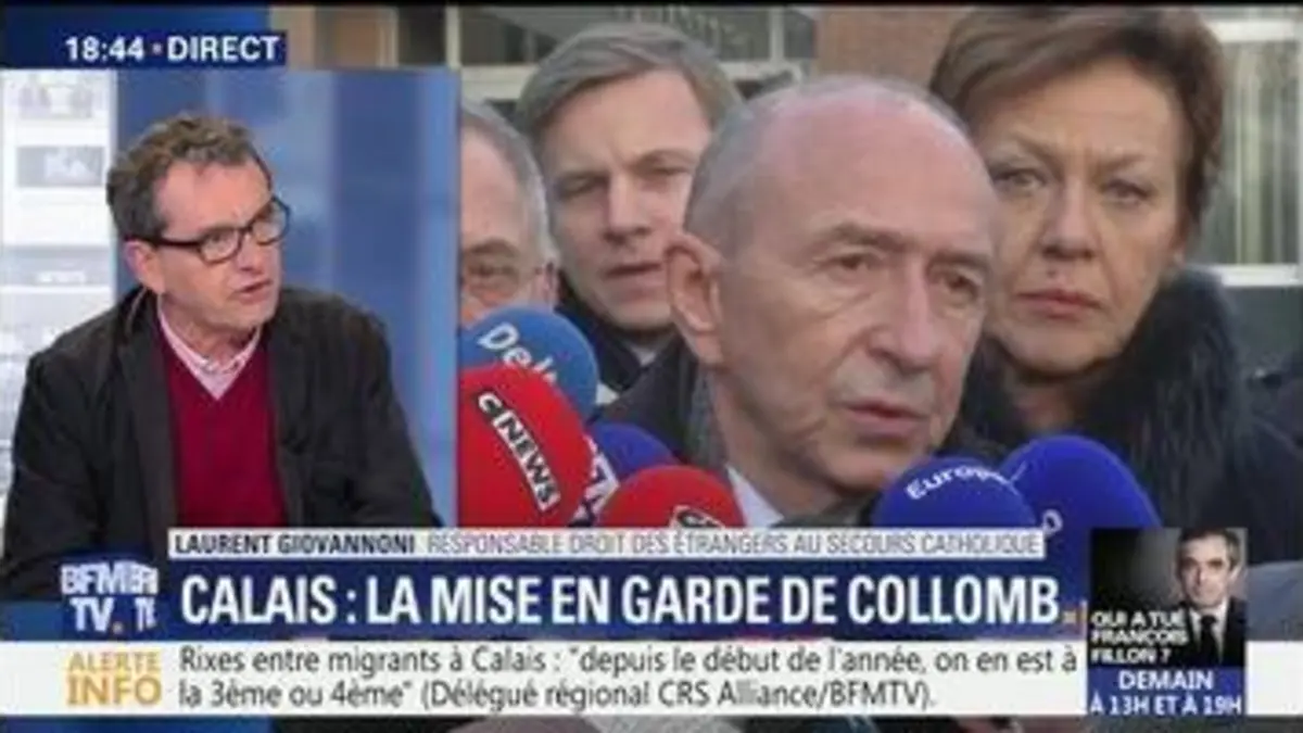 replay de Calais: la mise en garde de Gérard Collomb