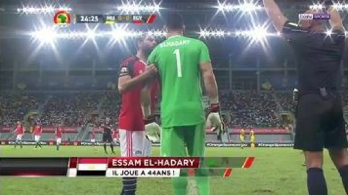replay de CAN 2017 - Egypte : El-Hadary joue à 44 ans !