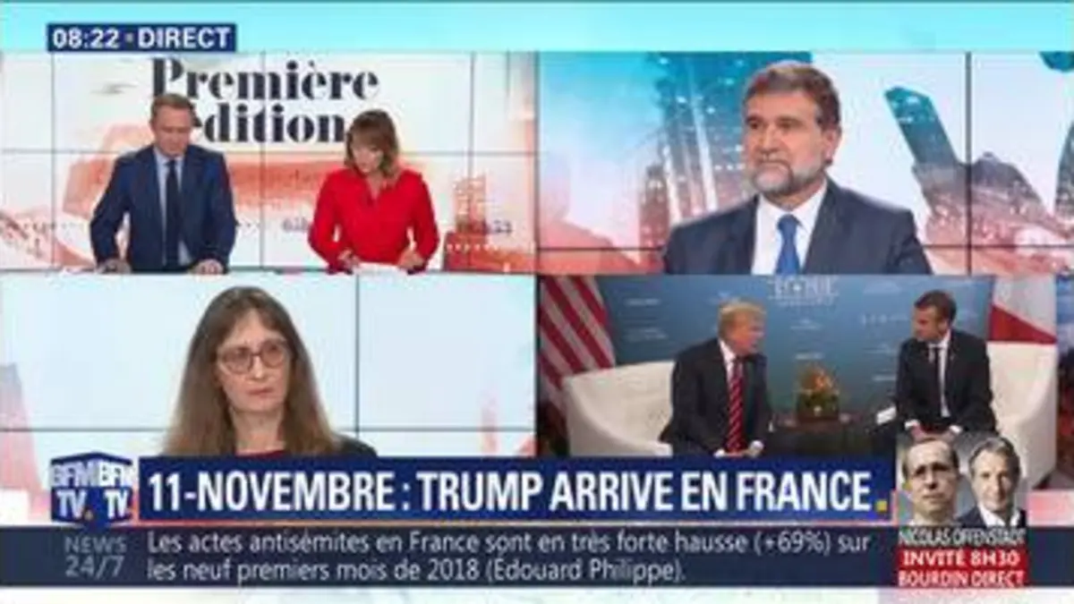 replay de Centainaire de l'Armistice: Trump arrive en France pour rendre hommage aux soldats américains