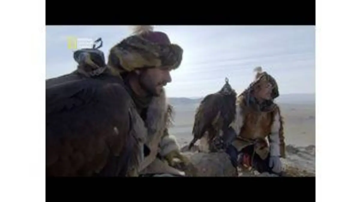 replay de Chassser à l'aigle avec les Kazakhs de Mongolie
