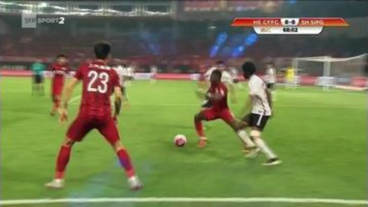 replay de Chinese Super League - J16 - Hebeï CFFC vs Shanghaï SIPG - Les buts
