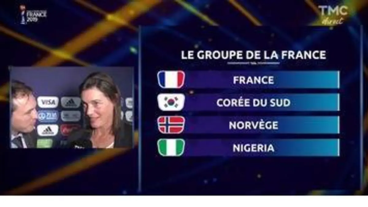 replay de Coupe du monde FIFA 2019 - Corinne Diacre : "L'objectif c'est de terminer premier du groupe"