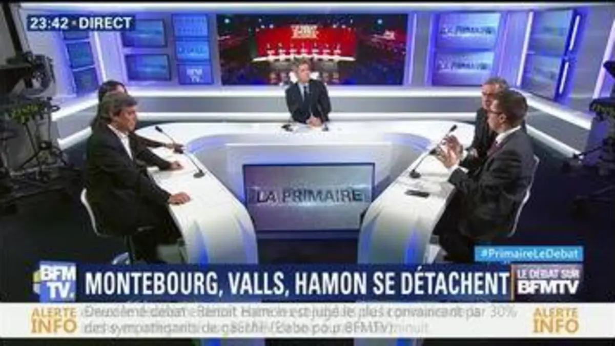 replay de Deuxième débat de la primaire à gauche: Montebourg, Valls et Hamon se détachent (3/3)