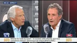 Dominique de Villepin face à Jean-Jacques Bourdin en direct