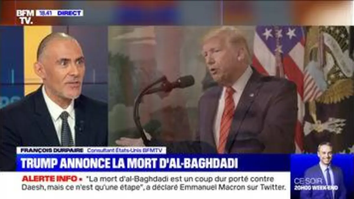 replay de Donald Trump annonce la mort du chef de Daesh (2/2) - 27/10