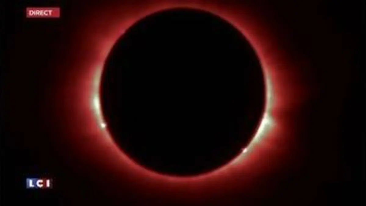 replay de Eclipse : découvrez les images du soleil devenu totalement noir