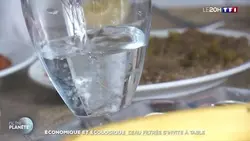 Économique et écologique : l’eau filtrée s'invite à table